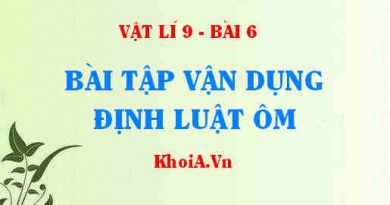 Bài tập vận dụng Định luật Ôm: Giải bài tập 1, 2, 3 trang 17, 18 SGK Vật lí 9 (Vật lí 9 bài 6)